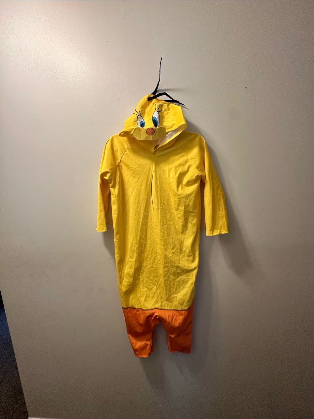 Tweety bird Halloween costume S/M  Looney Tunes White and Yellow Kids